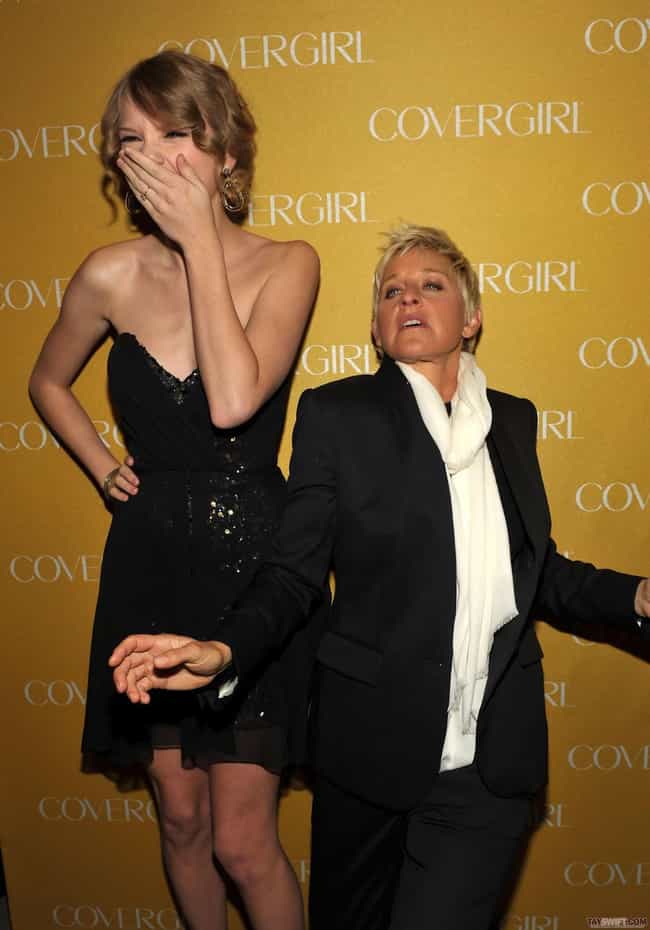 The Height Difference Between Taylor and Ellen Is Almost Laughable