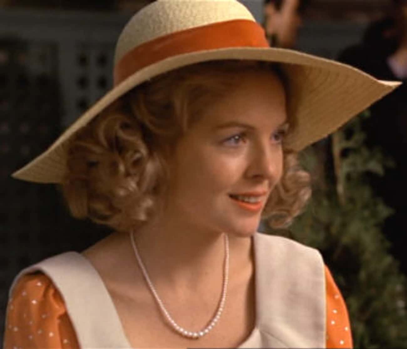 Young Diane Keaton in a Sun Hat