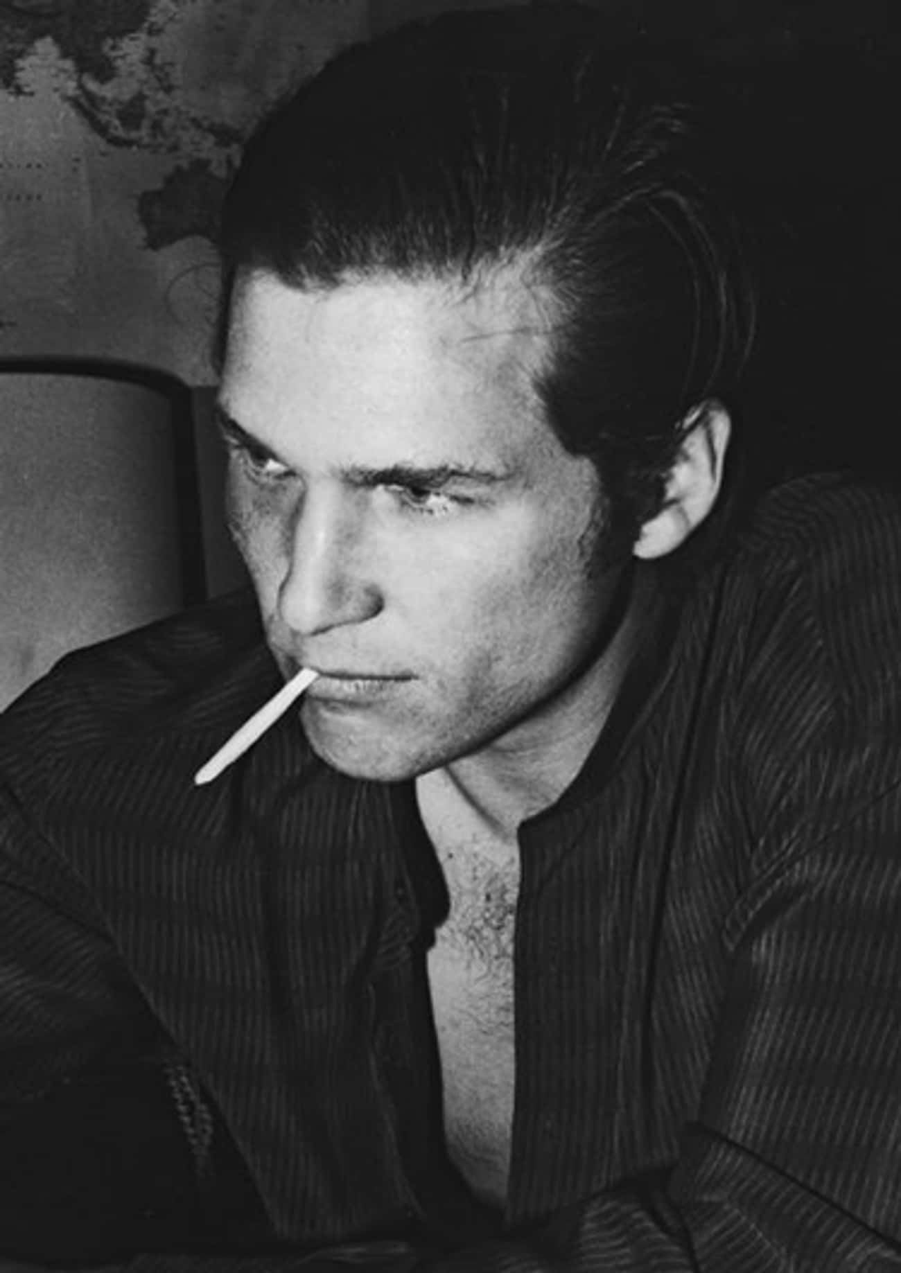 Young Jeff Bridges Smoking a Cigarette