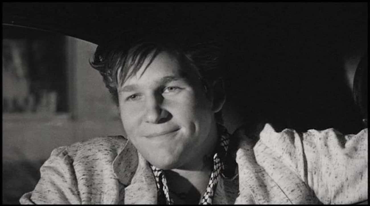 Young Jeff Bridges in a White Speckled Sports Coat