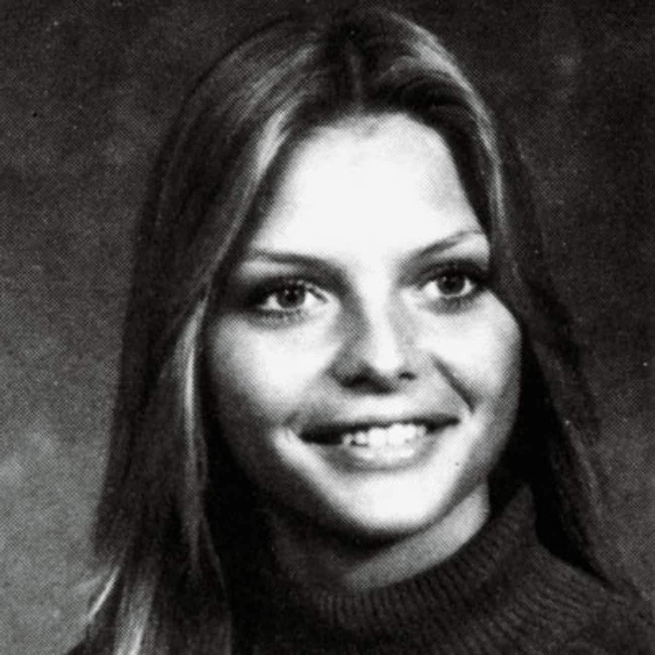 Young Michelle Pfeiffer in a Gray Sweater