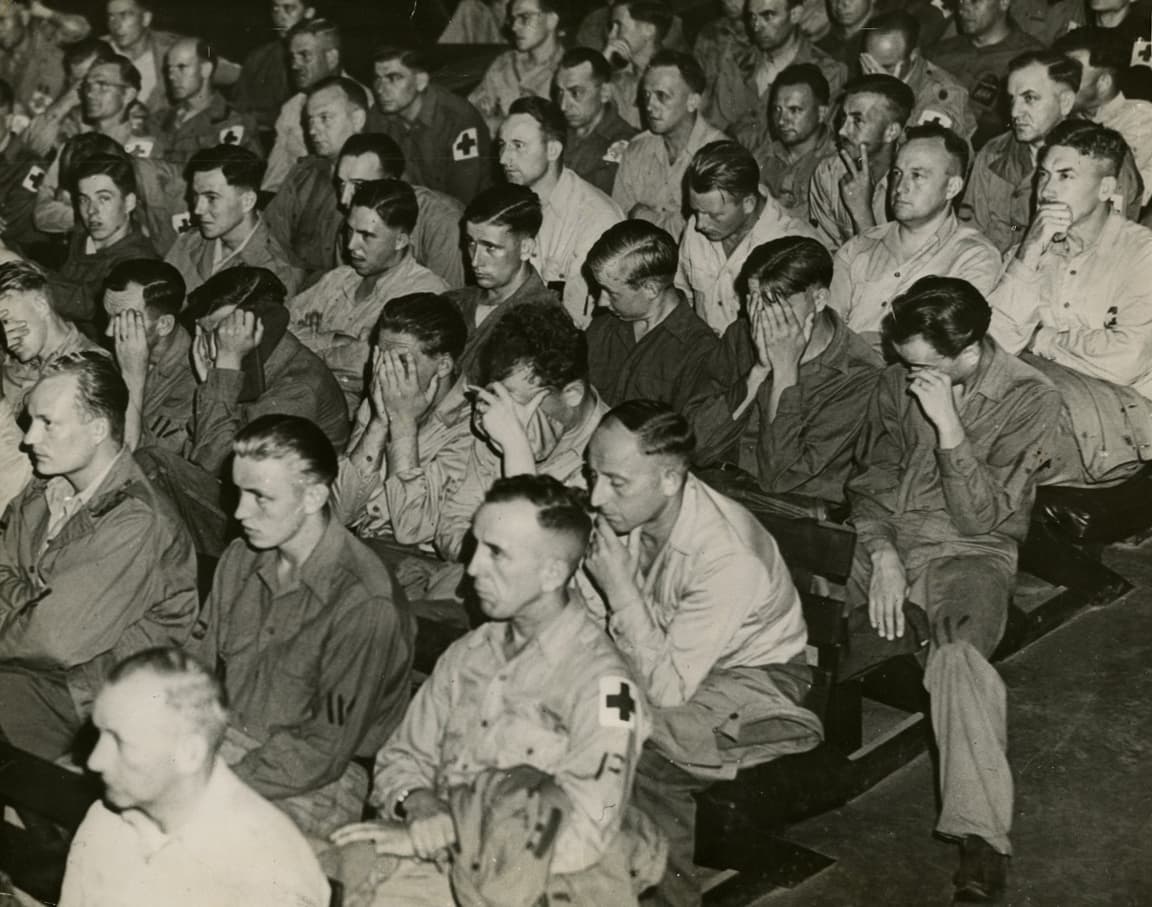 German Prisoners Reacting to F is listed (or ranked) 11 on the list 36 Rare Photos From World War II