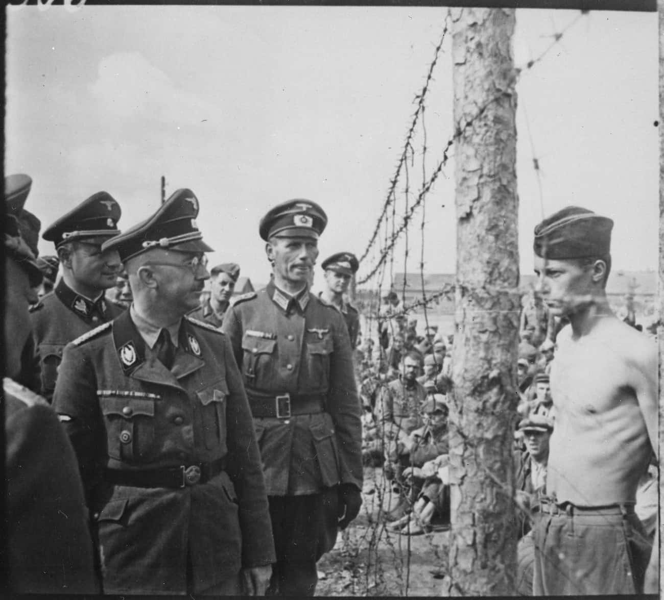 A POW Stares Defiantly At Hitler's Right-Hand Man