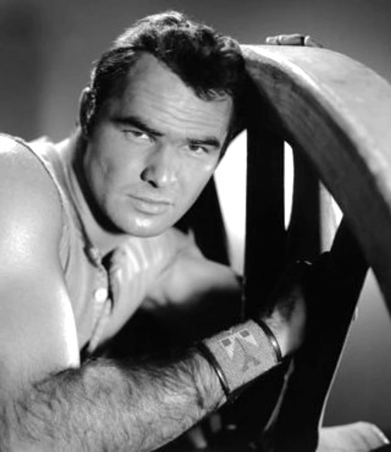 Young Burt Reynolds in a Sleeveless Polo