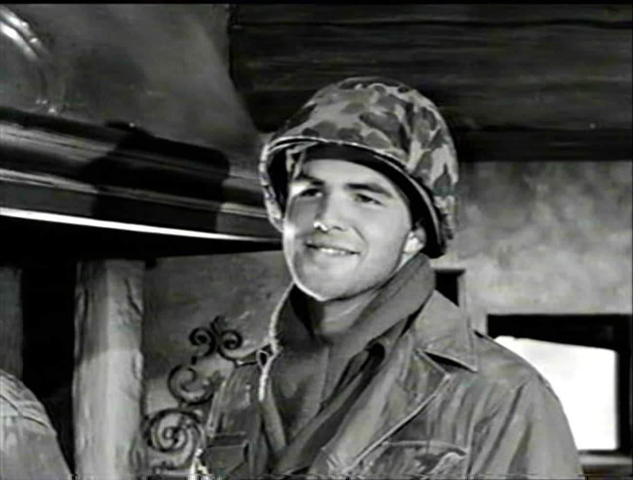 Young Burt Reynolds in Military Attire