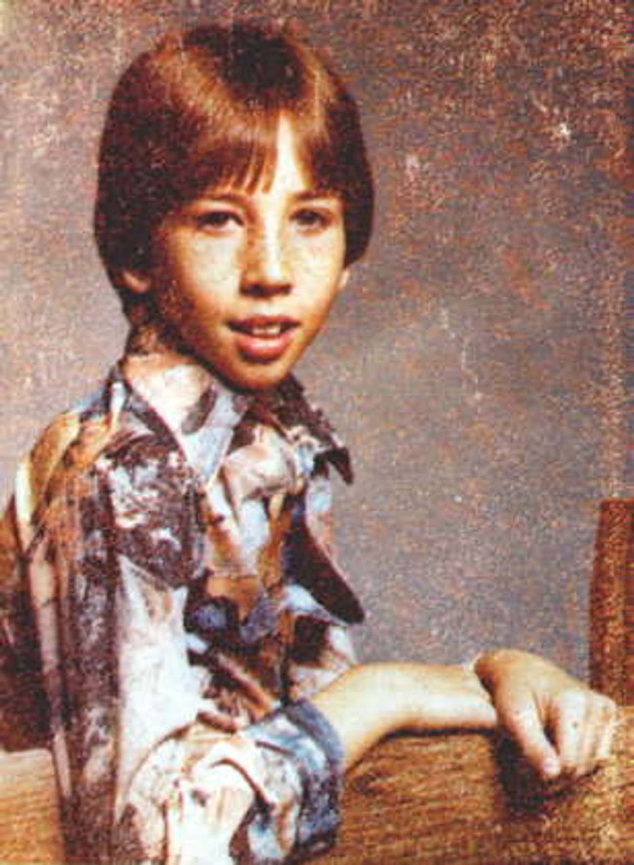 Young Marilyn Manson in Patterned Shirt