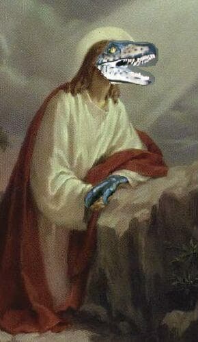 Raptor Jesus | Best Jesus Raptor Meme