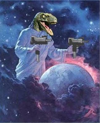Raptor Jesus | Best Jesus Raptor Meme