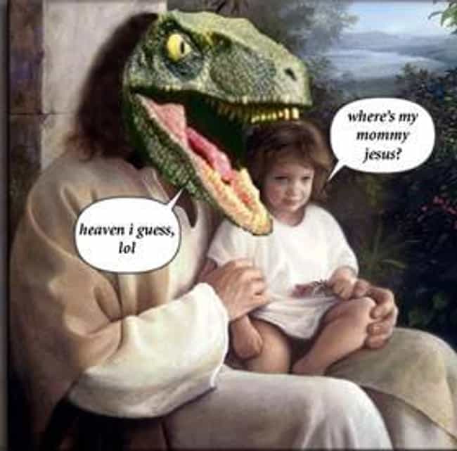 Raptor Jesus | Best Jesus Raptor Meme