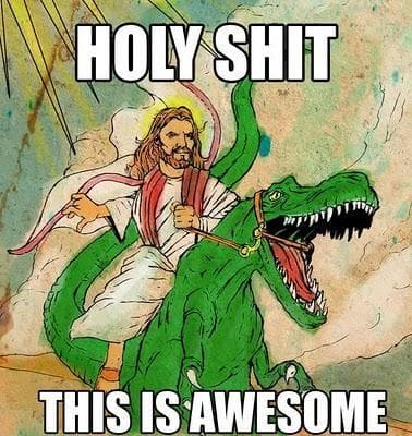 Raptor Jesus | Best Jesus Raptor Meme