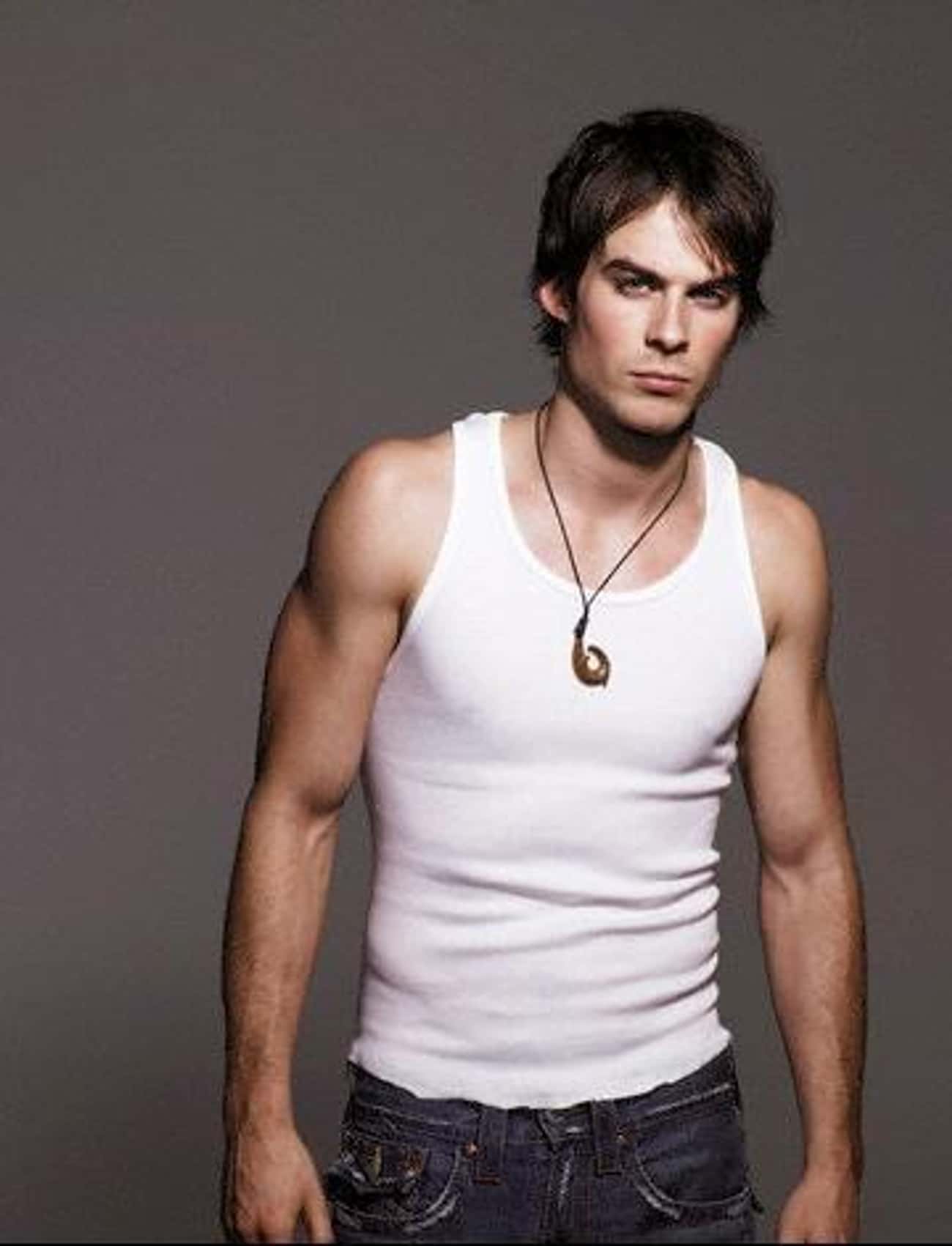 Young Ian Somerhalder in White Wifebeater and Jeans