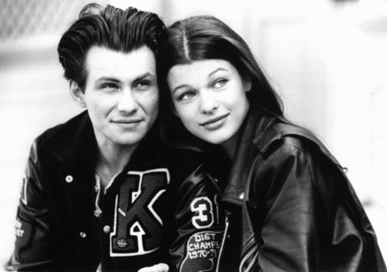 Young Christian Slater in Letter Jacket