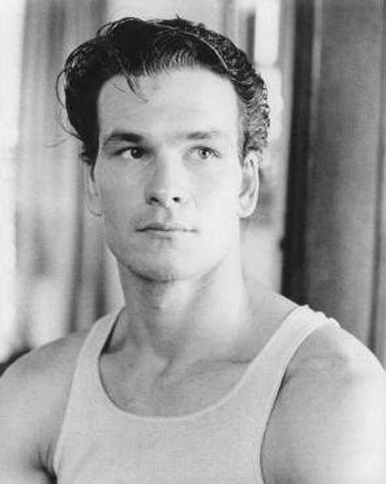 Young Patrick Swayze in White Tank Top