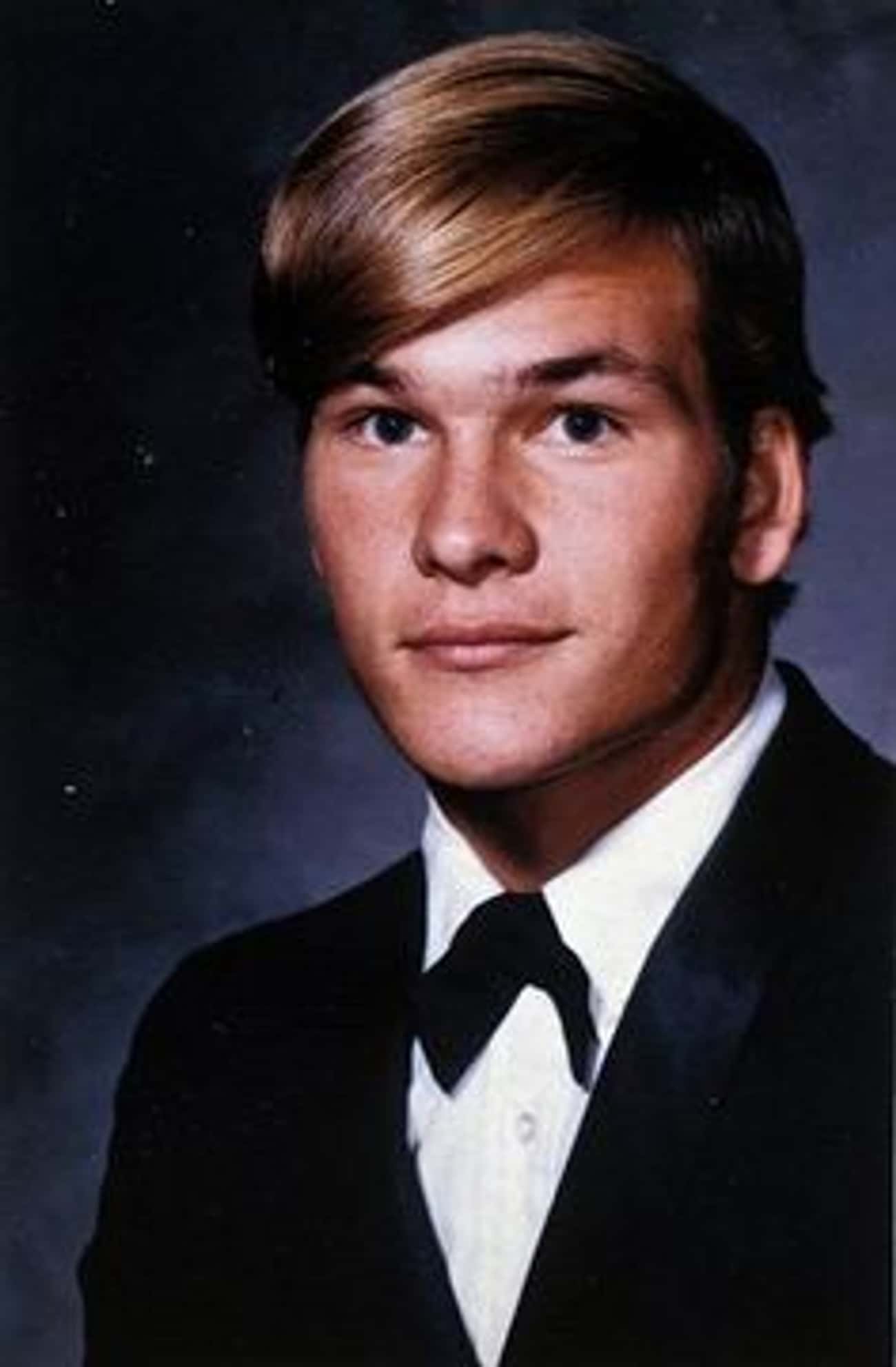 Young Patrick Swayze in Black Sports Coat and White Buttondown