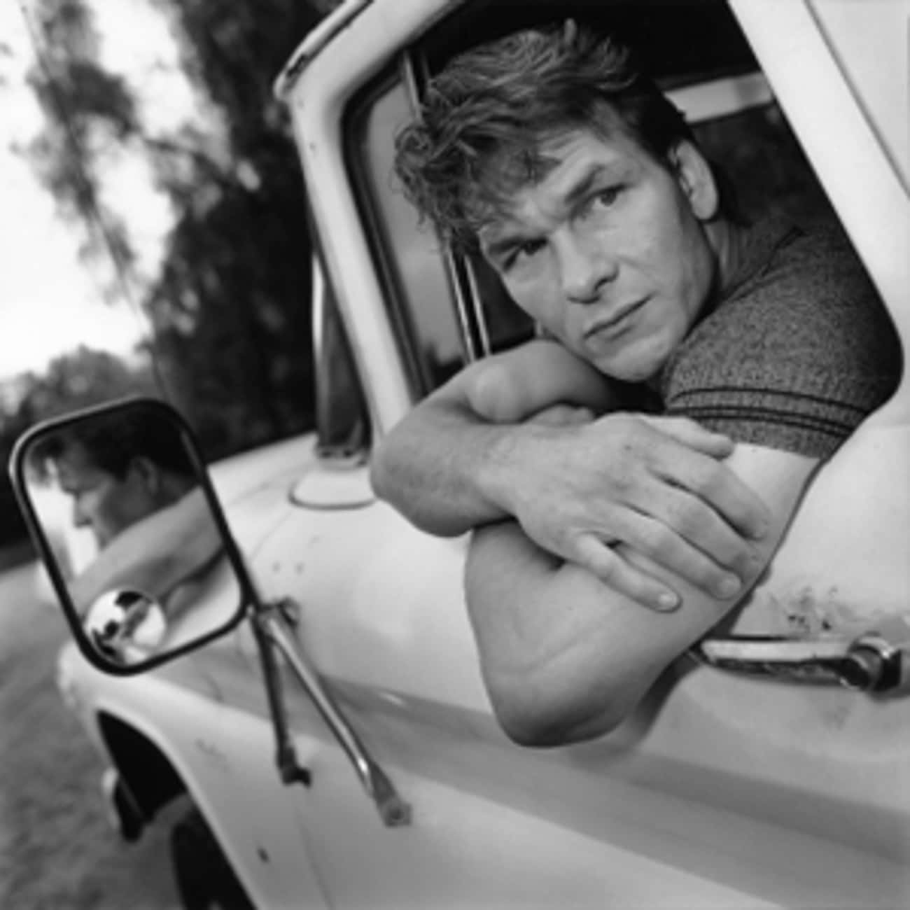 Young Patrick Swayze in Pickup Truck