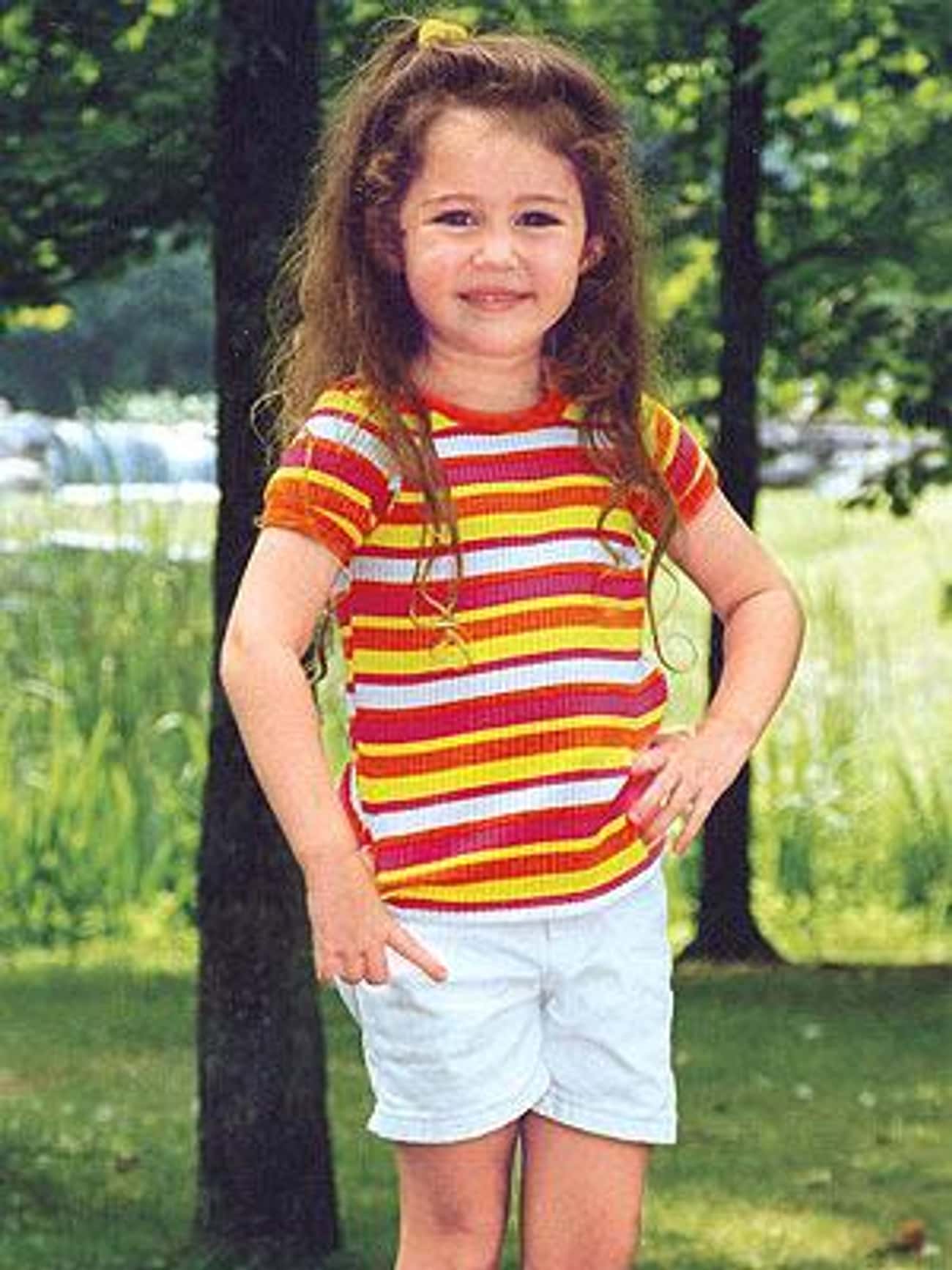 Miley Cyrus at Age 5