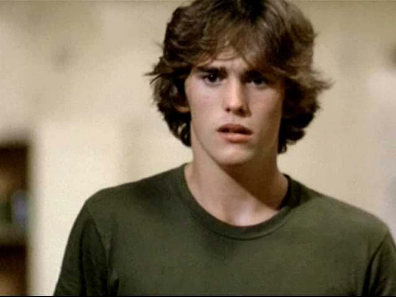 Young Matt Dillon in Army Green T-Shirt