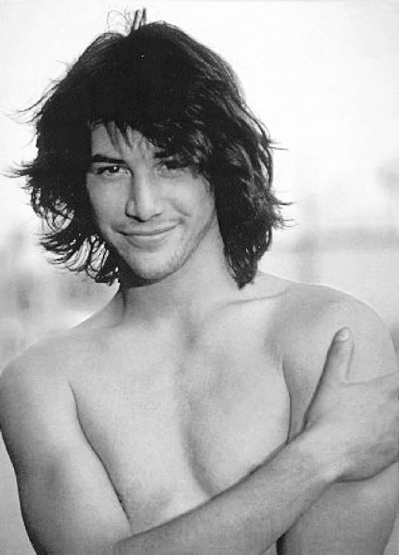Young Keanu Reeves With No Shirt