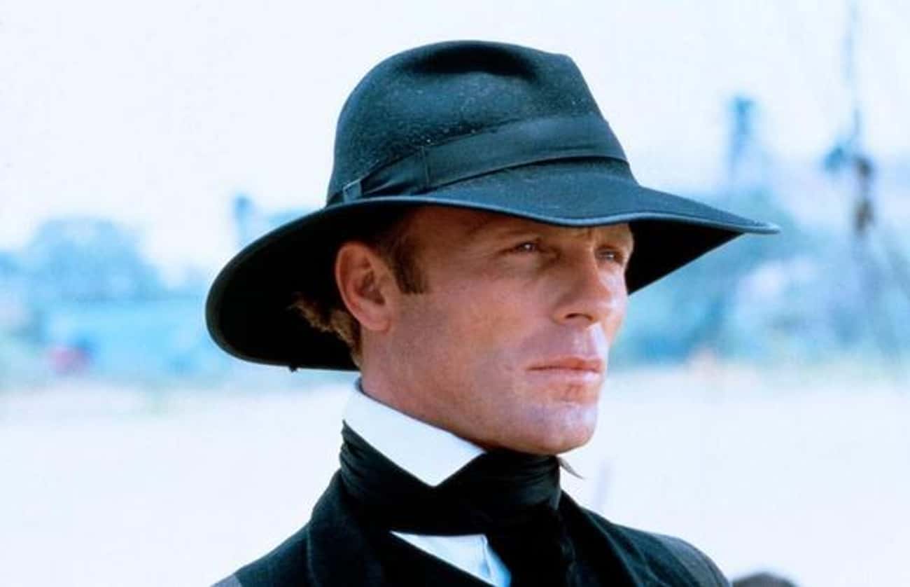 Young Ed Harris in Black Coat and Black Hat