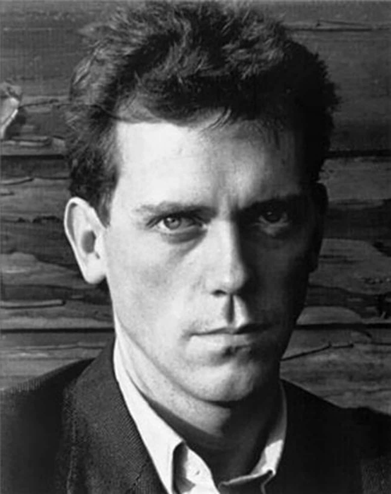 Young Hugh Laurie in Black Sports Coat and White Buttondown