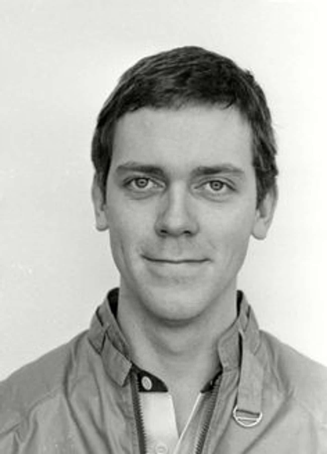 Young Hugh Laurie in Light-Colored Jacket