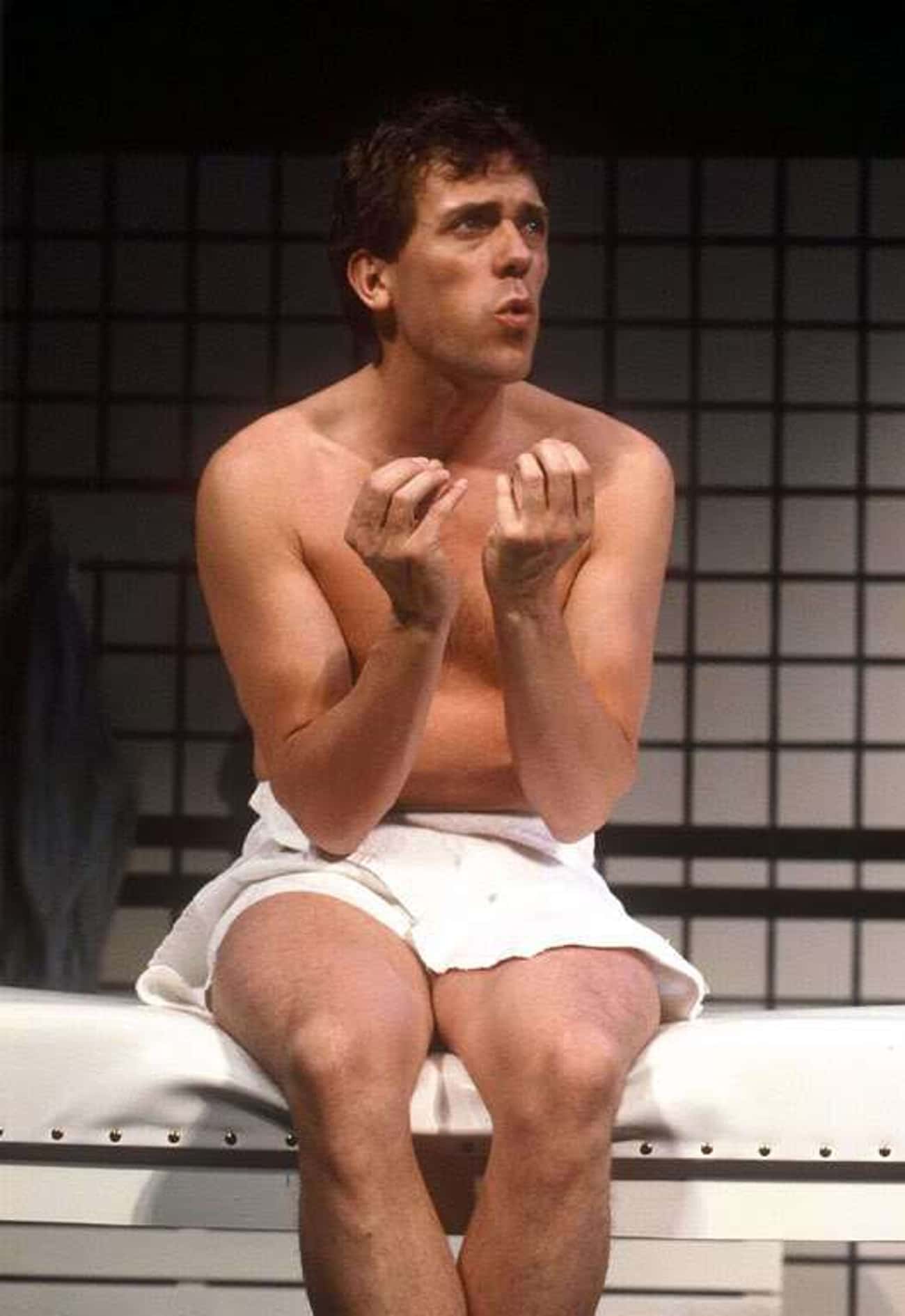 Young Hugh Laurie Shirtless