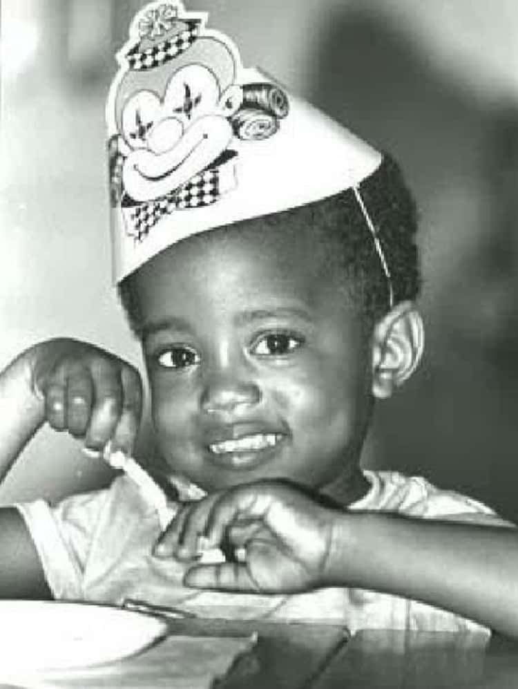 kanye west as a kid