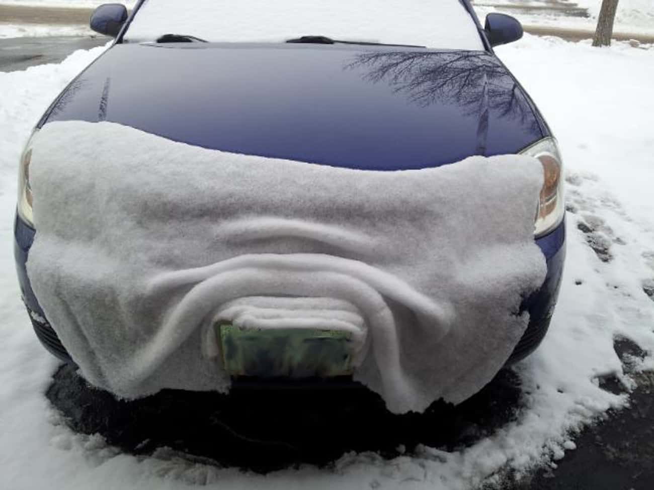 Одеяло из снега