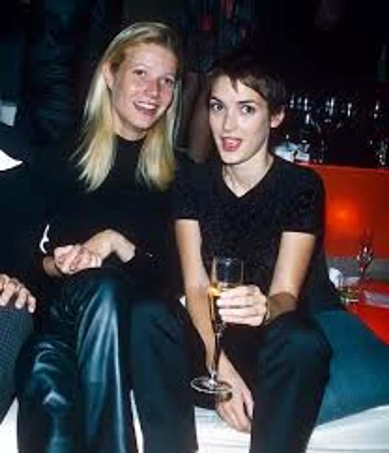 Young Gwyneth Paltrow with Winona Ryder