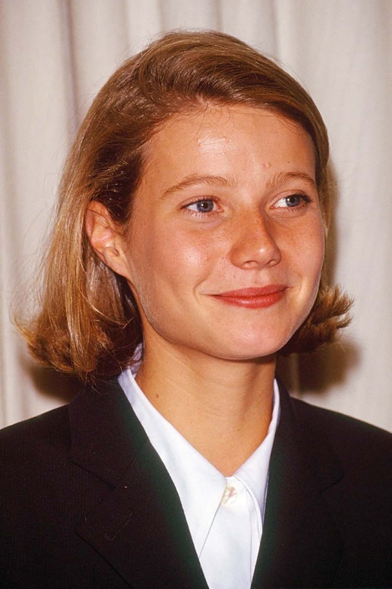 Young Gwyneth Paltrow in Black Sports Coat and White Buttondown