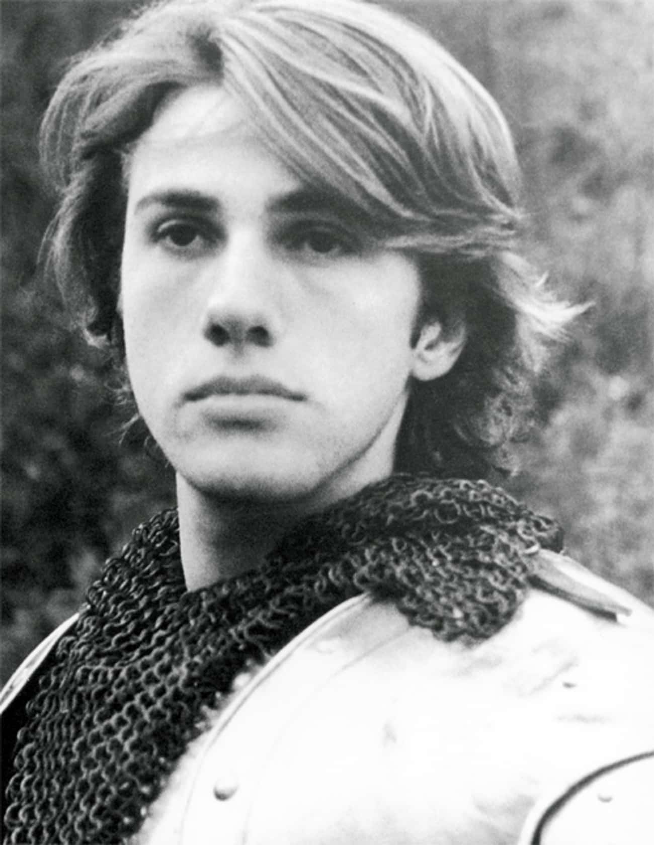 Young Christoph Waltz in Armor