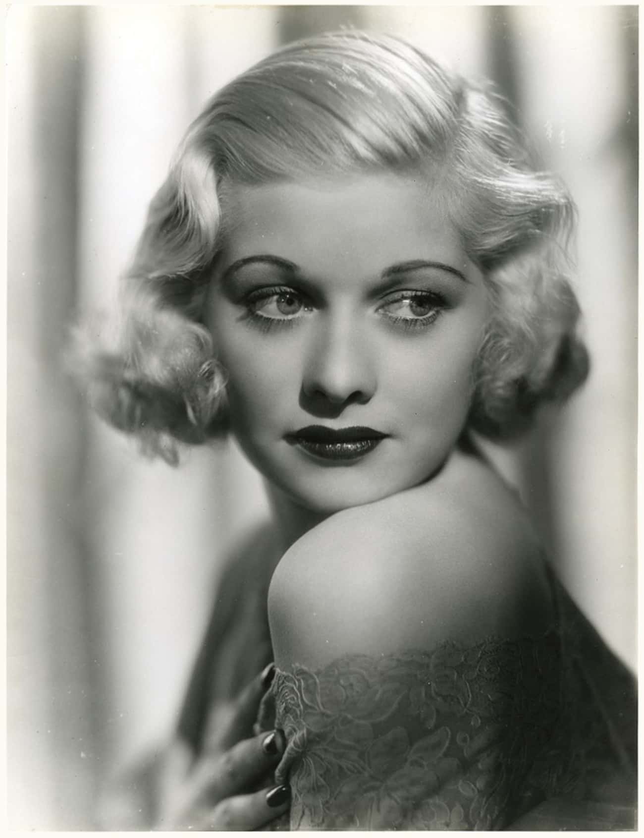 Young Lucille Ball Black and White Head Shot