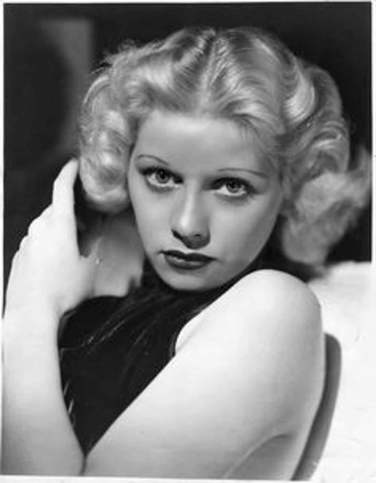 Young Lucille Ball in Black Sleeveless Dress