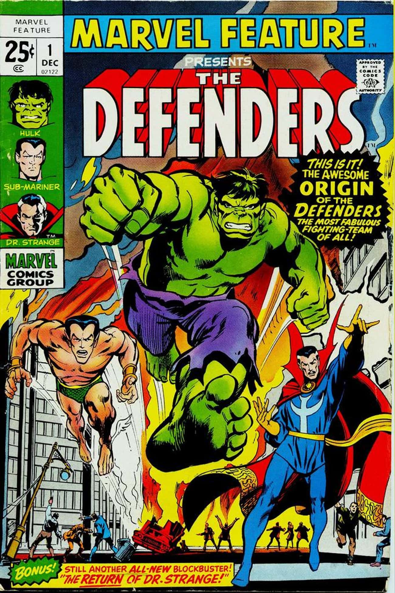 The Defenders Were so Popular in the First Issue of Marvel Feature, They Quickly Got Their Own Title