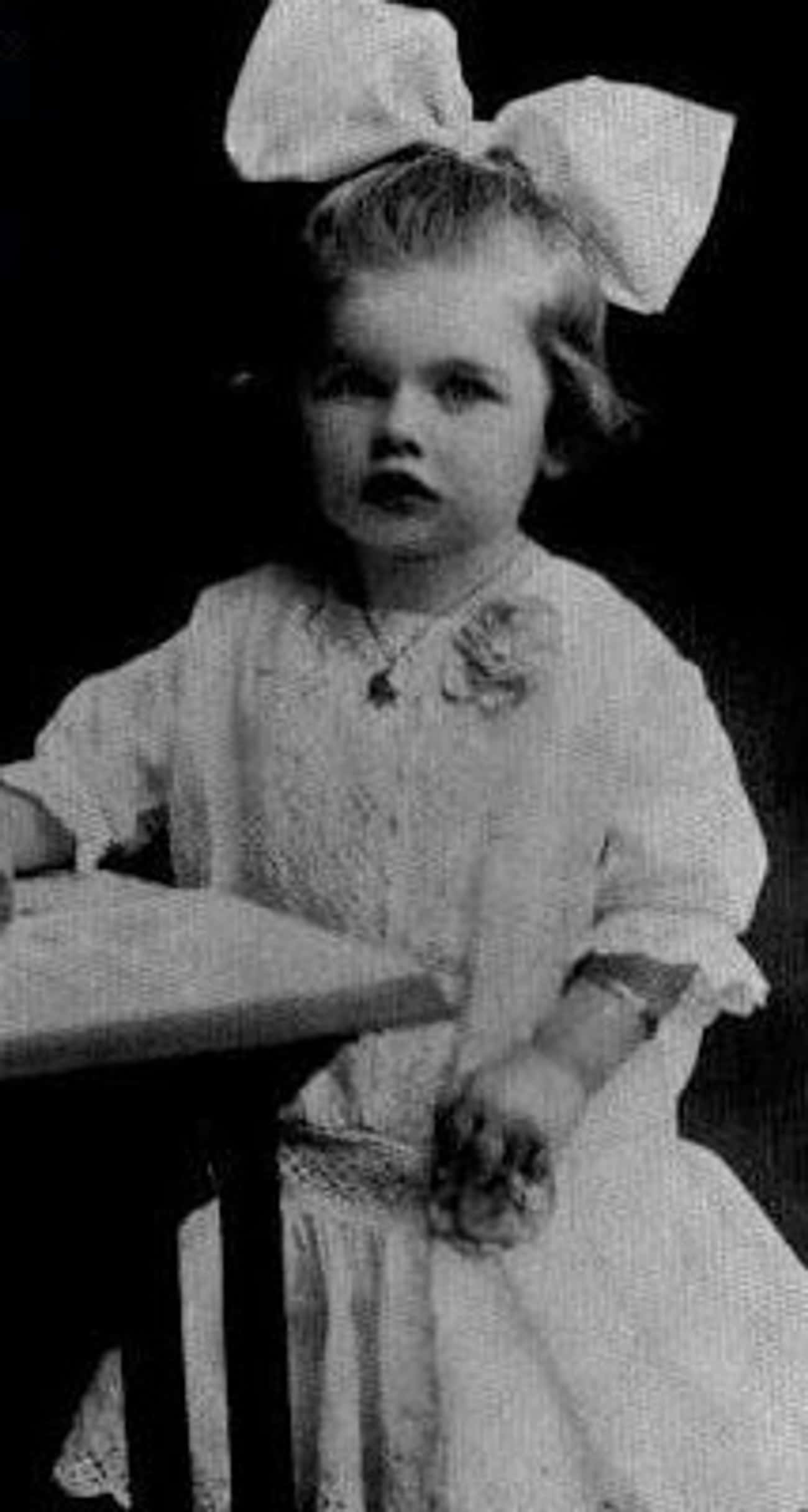 Young Lucille Ball as a Baby