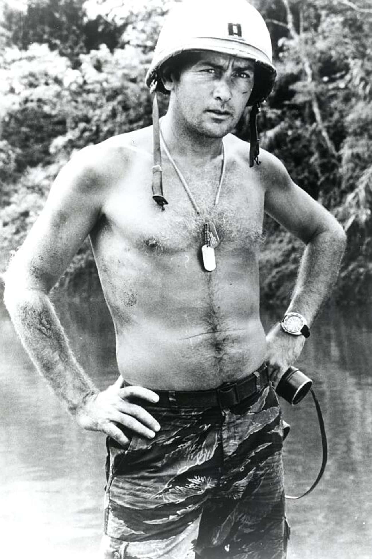 Young Martin Sheen Shirtless in Military Attire