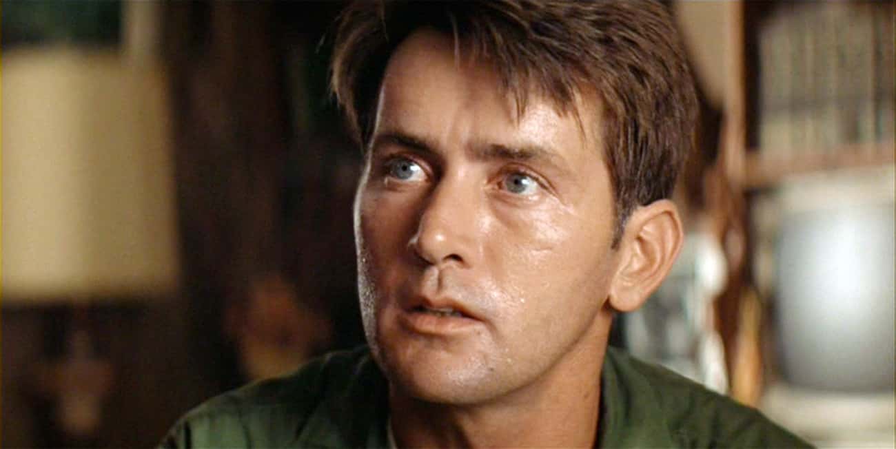 Young Martin Sheen in Army Green Jacket