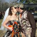 You May Now Kiss The Bride... If You Can Find Her on Random Hilarious Hillbilly Wedding Photos