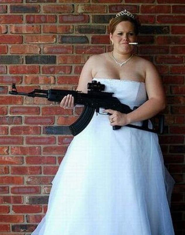 Redneck Wedding Photos Trashy Pics from Hillbilly Weddings