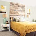 Make a Shipping Pallet Headboard on Random Awesome Bedroom Design Ideas for Your Home