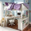 Create a Homework Space Under a Lofted Bed on Random Awesome Bedroom Design Ideas for Your Home