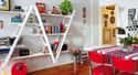 Make a Chic Ladder Bookshelf on Random Awesome Bedroom Design Ideas for Your Home