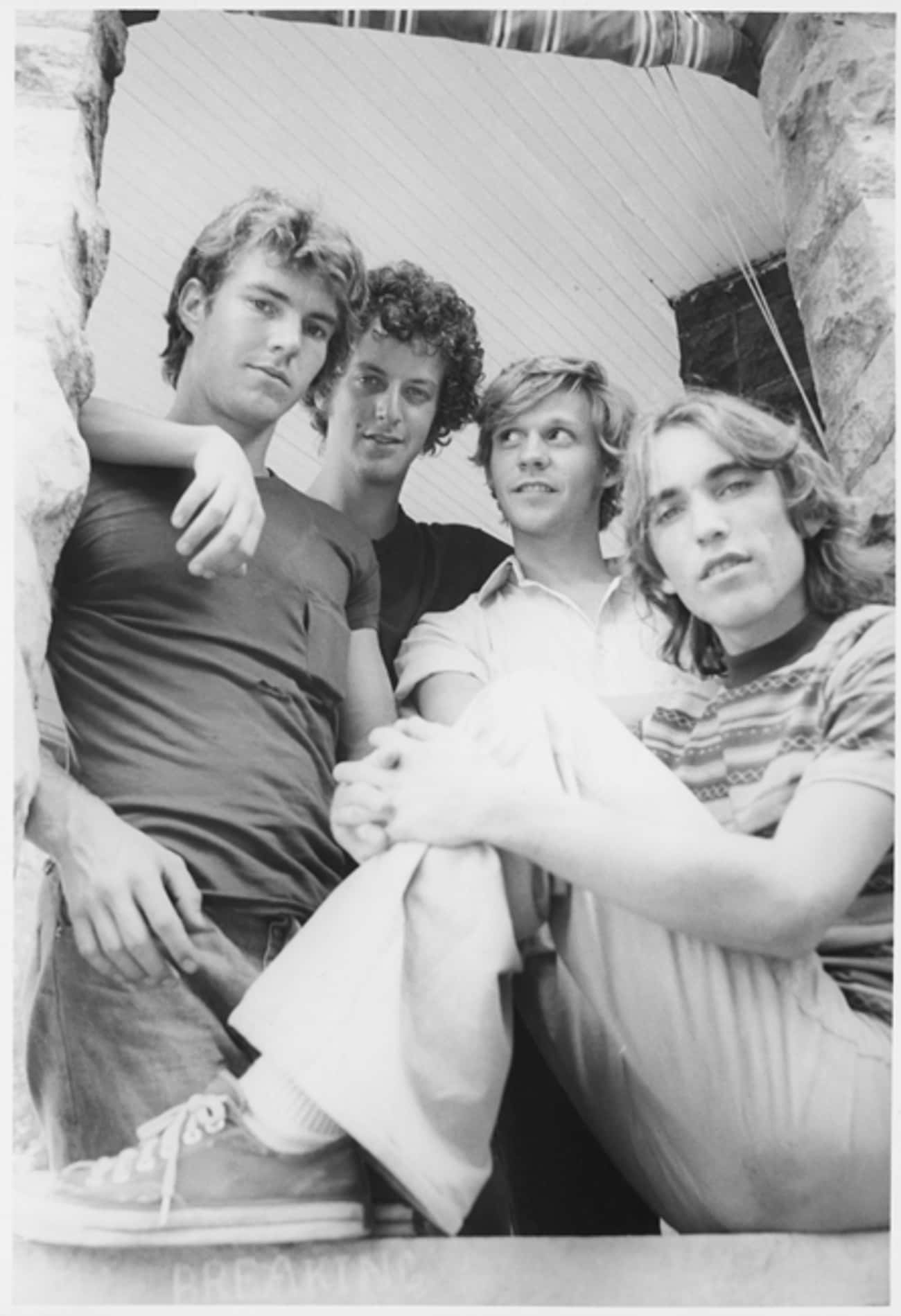 Young Dennis Quaid with Breaking Away Cast