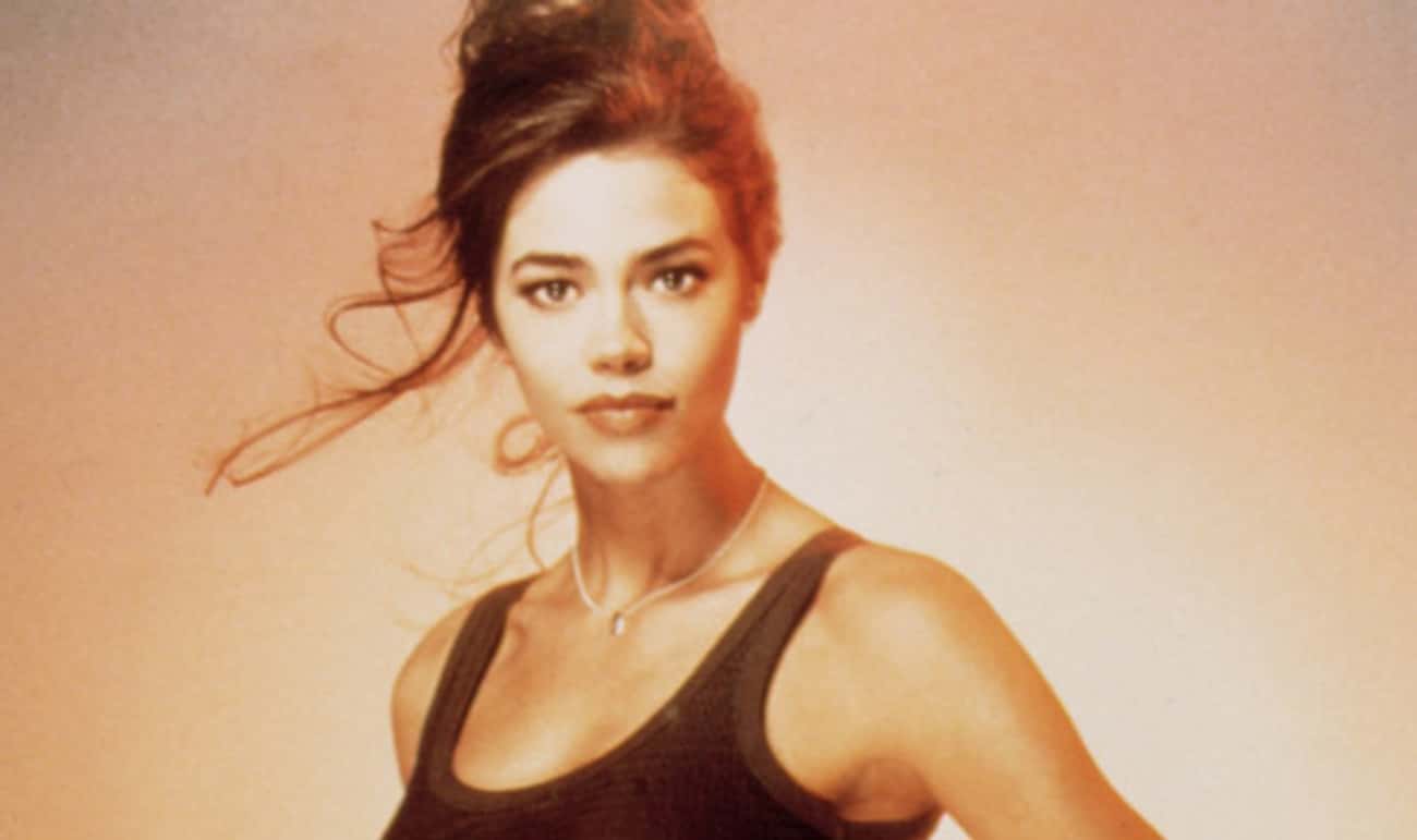 Young Denise Richards in Black Tank Top