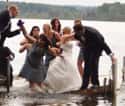 The Moment They Realized Their Wedding Party Might Be Too Big on Random Wedding Photos Gone Wrong