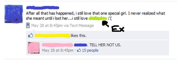 There's a Thought on Random Worst Facebook PDA Posts