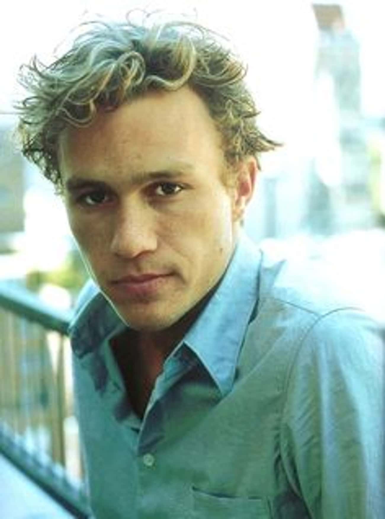 Young Heath Ledger in Light Blue Buttondown