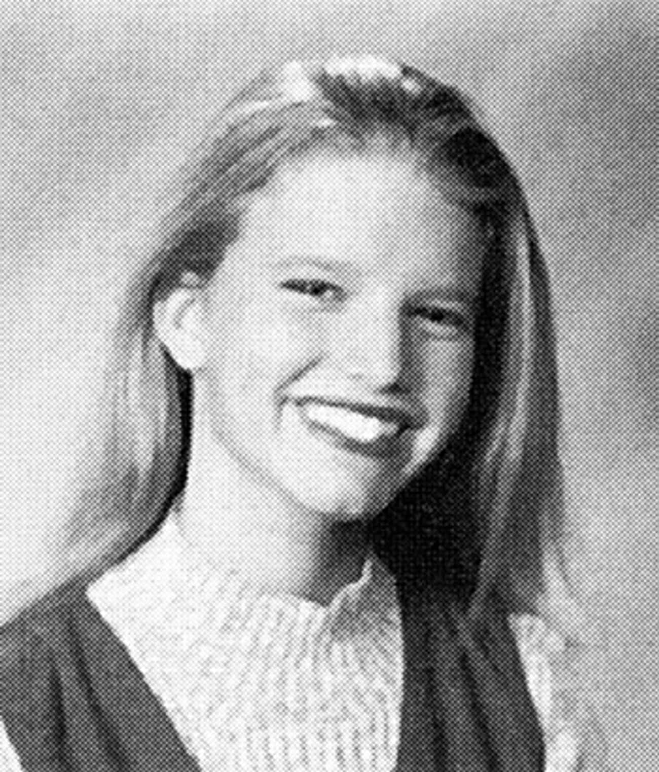 Young Jessica Simpson High School Yearbook Photo