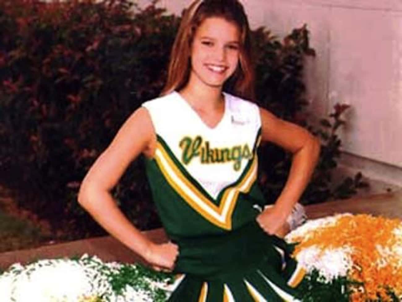 Young Jessica Simpson as a Cheerleader