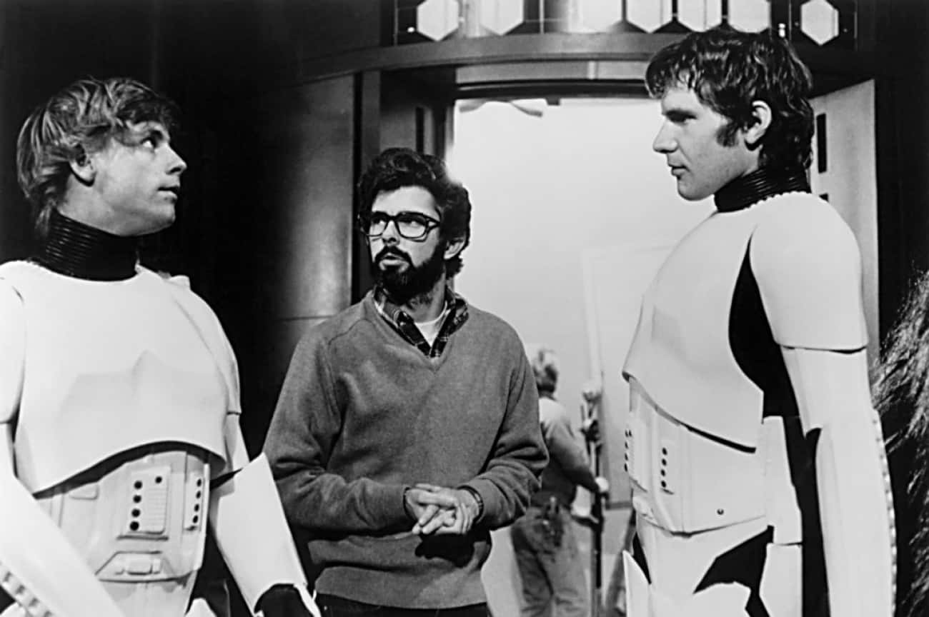 Young George Lucas on the Star Wars Set